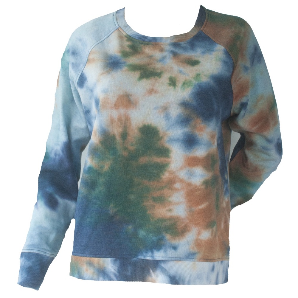 Kelly Renee S (4-6) Blue & Green Tie Dye Sweatshirt